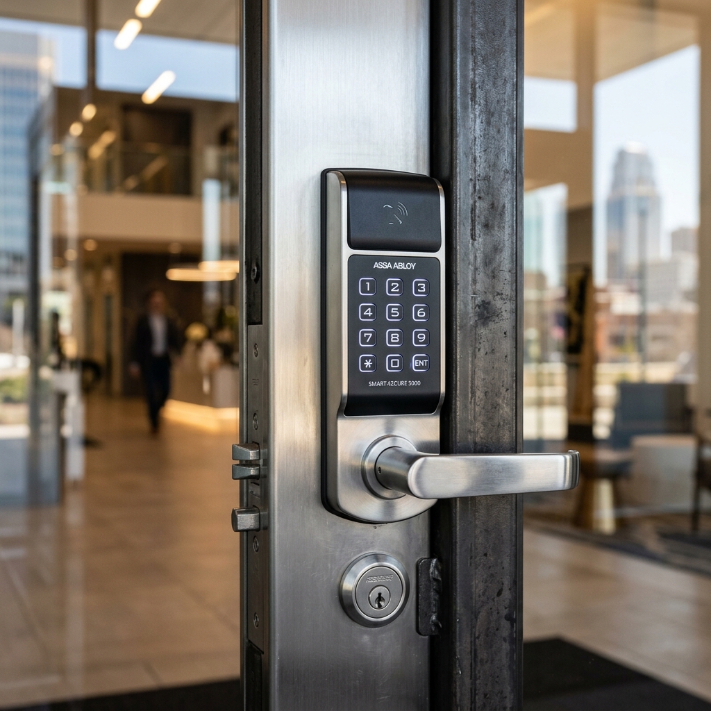 Commercial high security lock keypad