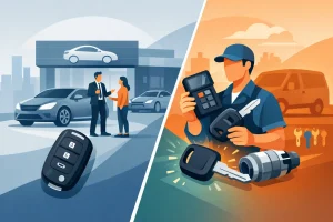 Dealer Versus Locksmith Car Keys for Fast Help