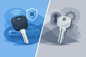 Transponder Keys vs Metal Keys Compared