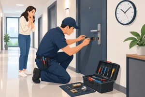 Stuck Door Lock Repair When Access Cannot Wait